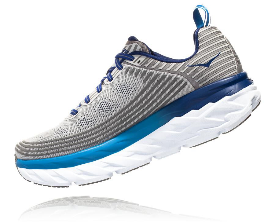 Tenis Hoka One One Masculino Cinzentas - Bondi 6 - 708-CQMAIL